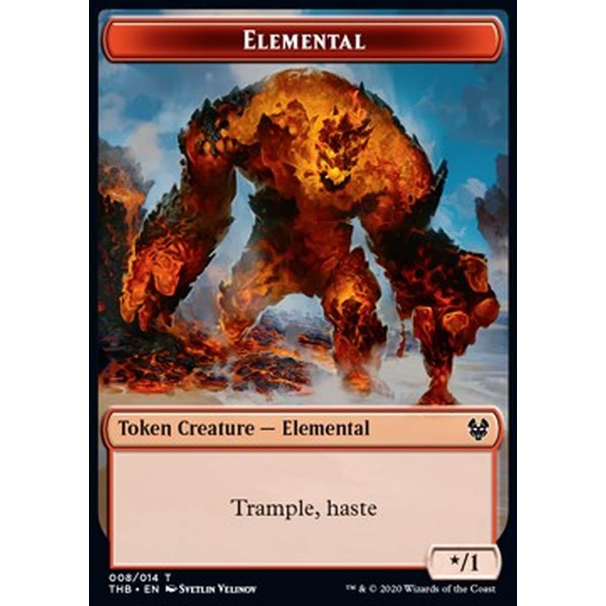 Elemental Token (Red */1) - Elemental Token (Red */1) - [XTHB] [NM]