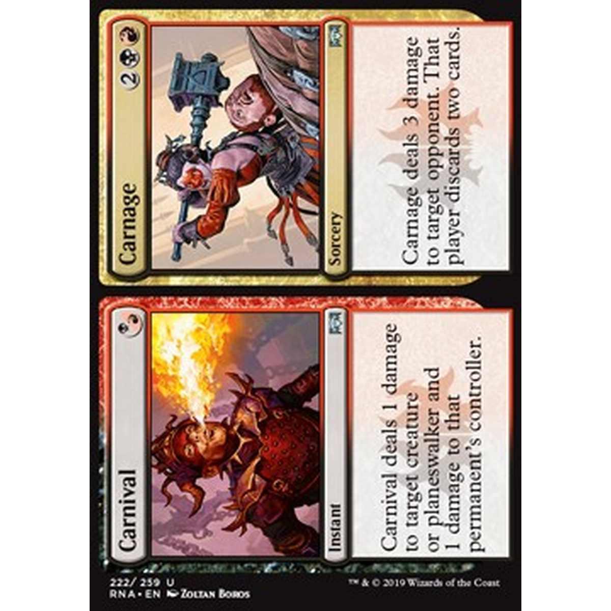 Carnival // Carnage - Carnevale // Carneficina - [RNA] [NM]