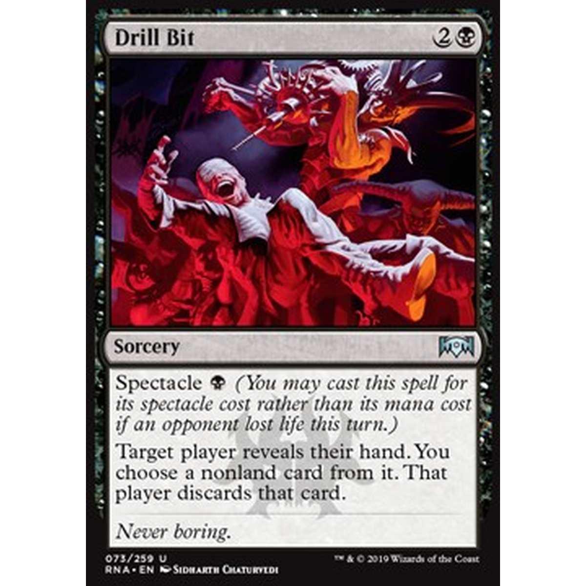 Drill Bit - Numero del Trapano - [RNA] [NM]