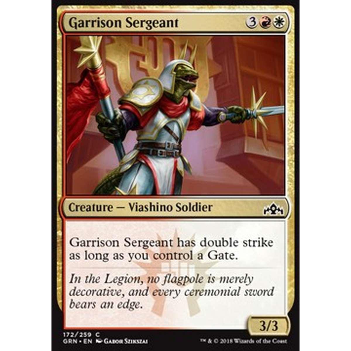 Garrison Sergeant - Sergente della Guarnigione - [GRN] [NM] [Foil]
