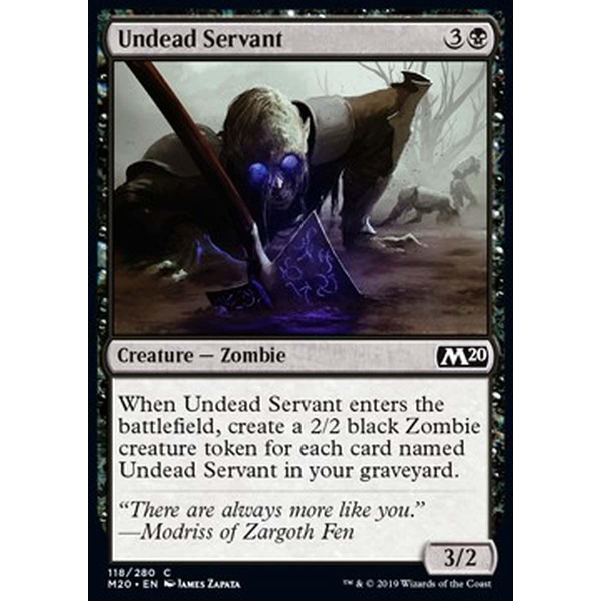 Undead Servant - Servitore Non Morto - [M20] [NM] [Foil]