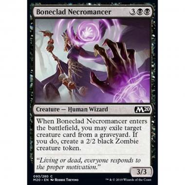 Boneclad Necromancer - Necromante Vestita d'Ossa - [M20] [NM] [Foil]