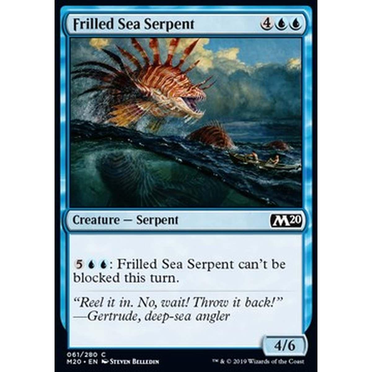 Frilled Sea Serpent - Serpente Marino Frangiato - [M20] [NM] [Foil]