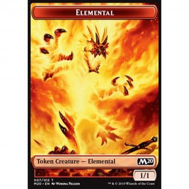 Elemental Token (Red 1/1) - Elemental Token (Red 1/1) - [M20] [NM]