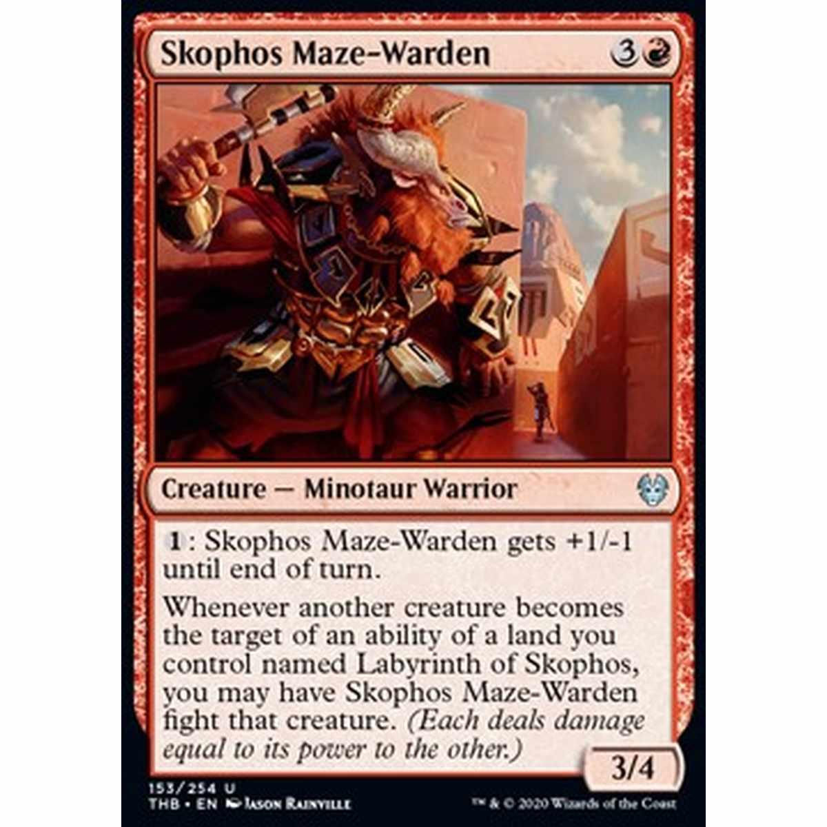 Skophos Maze-Warden - Guardiano del Dedalo di Skofos - [THB] [NM]