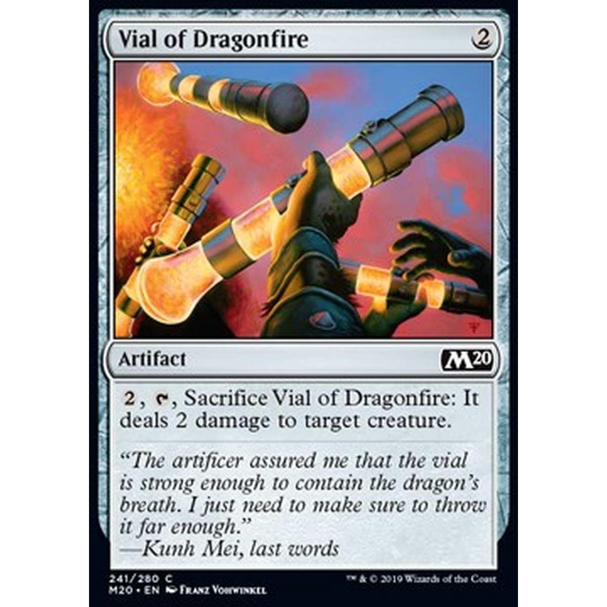 Vial of Dragonfire - Fiala di Fuoco Draconico - [M20] [NM] [Foil]