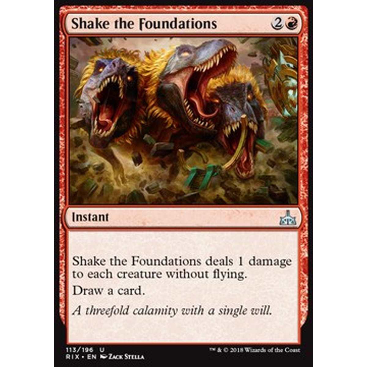 Shake the Foundations - Scuotere le Fondamenta - [RIX] [NM]