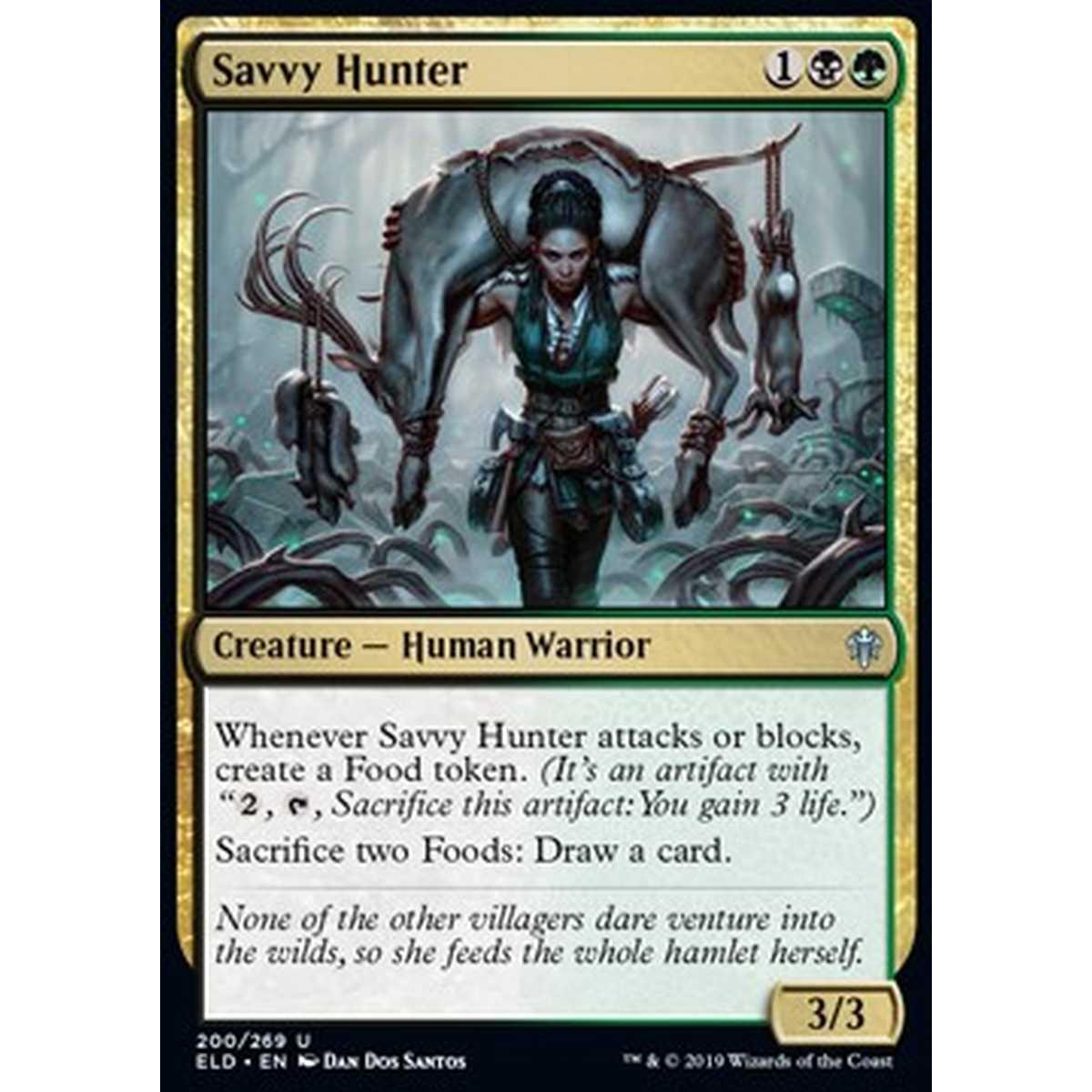Savvy Hunter - Cacciatrice Esperta - [ELD] [NM]