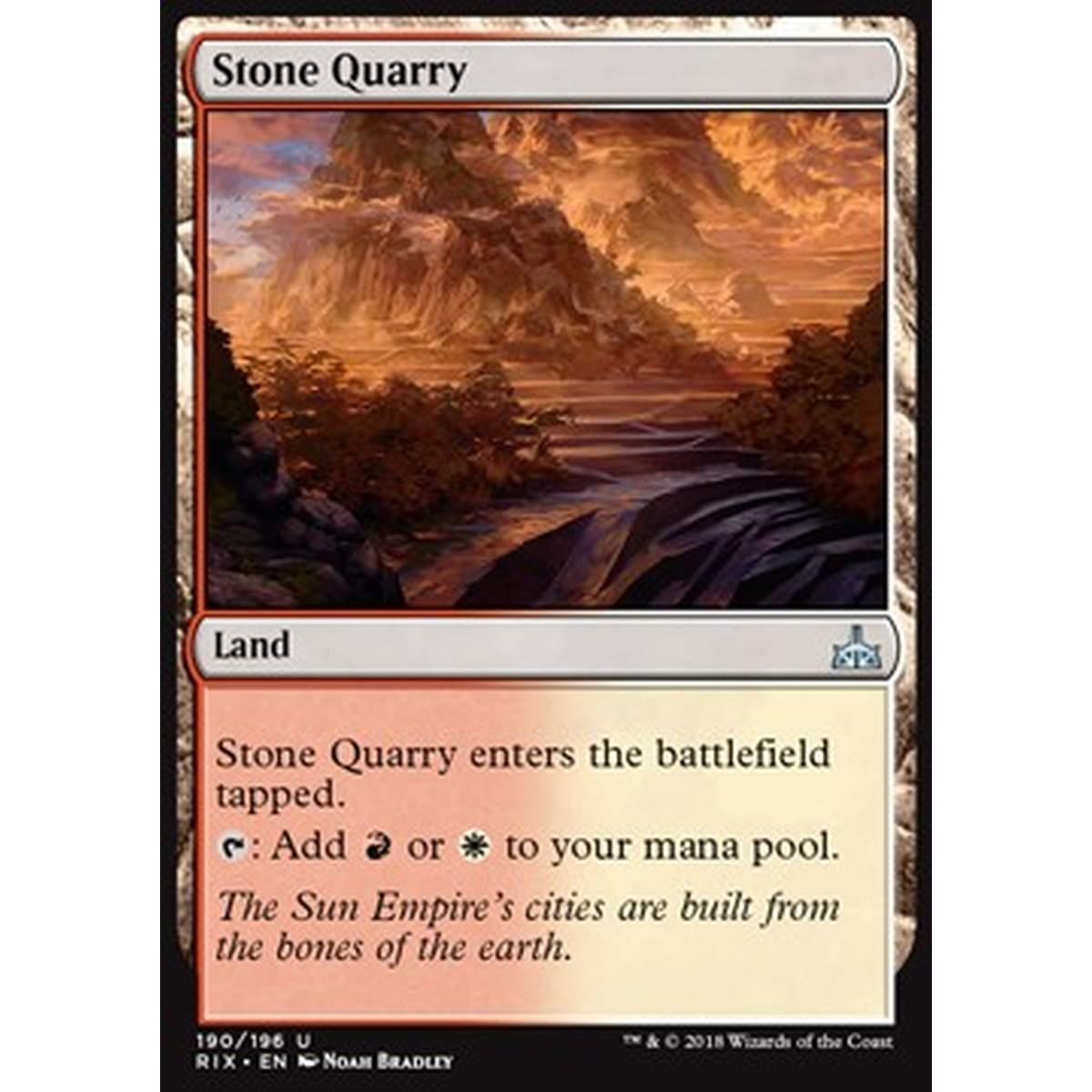 Stone Quarry - Cava di Pietra - [RIX] [NM]
