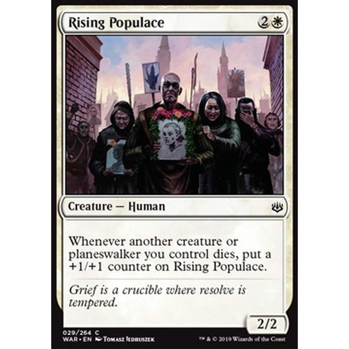 Rising Populace - Rising Populace - [WAR] [NM] [Foil]