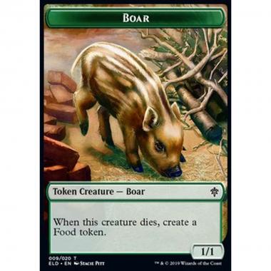Boar Token (Green 1/1) - Boar Token (Green 1/1) - [XELD] [NM]