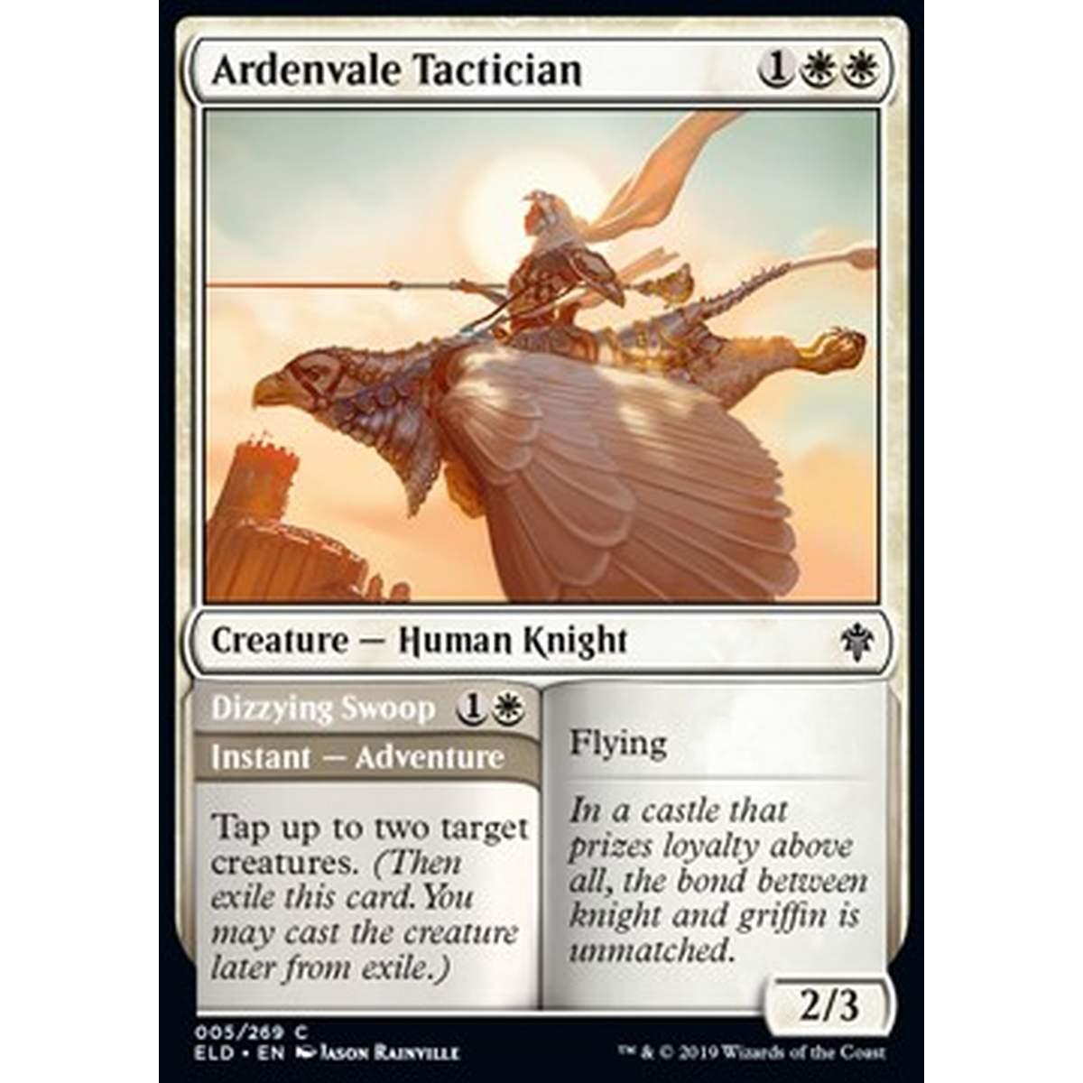 Ardenvale Tactician // Dizzying Swoop - Stratega di Ardenvalle // Picchiata Vertiginosa - [ELD] [NM] [Foil]