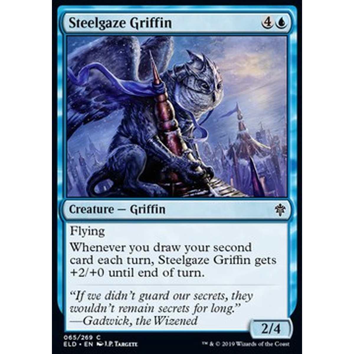 Steelgaze Griffin - Grifone Sguardo d'Acciaio - [ELD] [NM] [Foil]