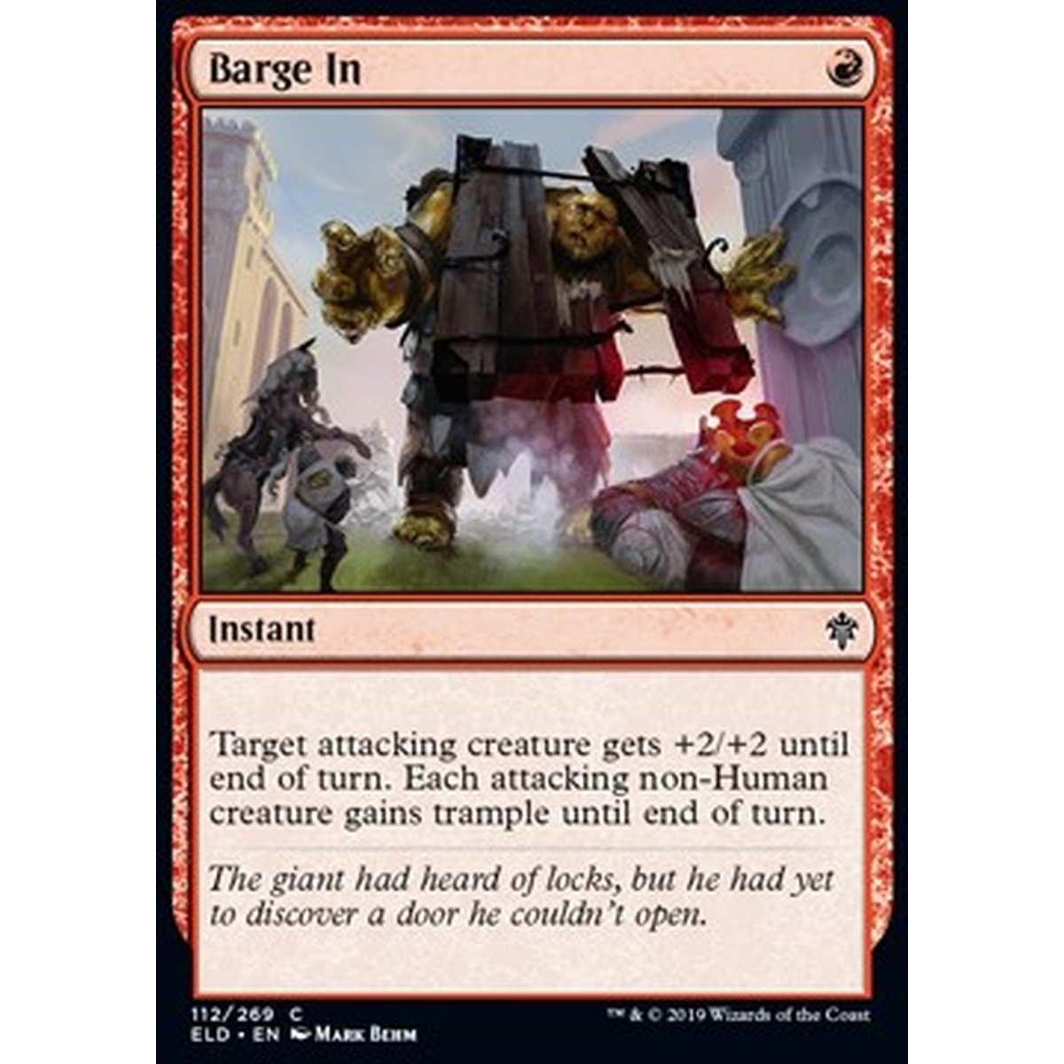 Barge In - Prorompere - [ELD] [NM] [Foil]