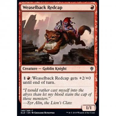 Weaselback Redcap - Berretto Rosso Cavalcadonnole - [ELD] [NM] [Foil]