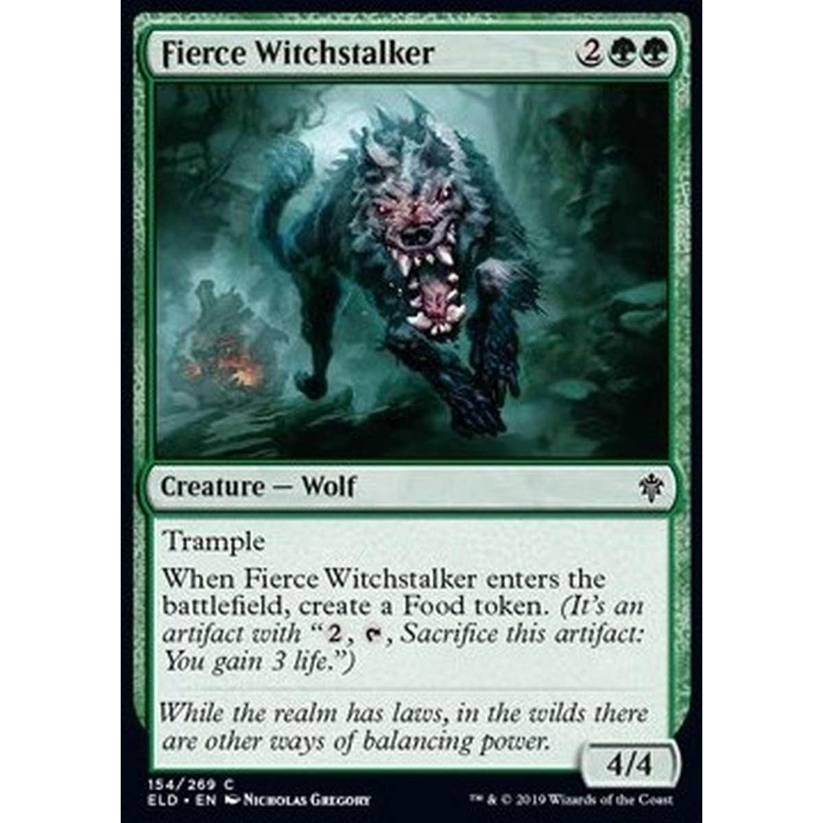 Fierce Witchstalker - Braccastreghe Feroce - [ELD] [NM] [Foil]
