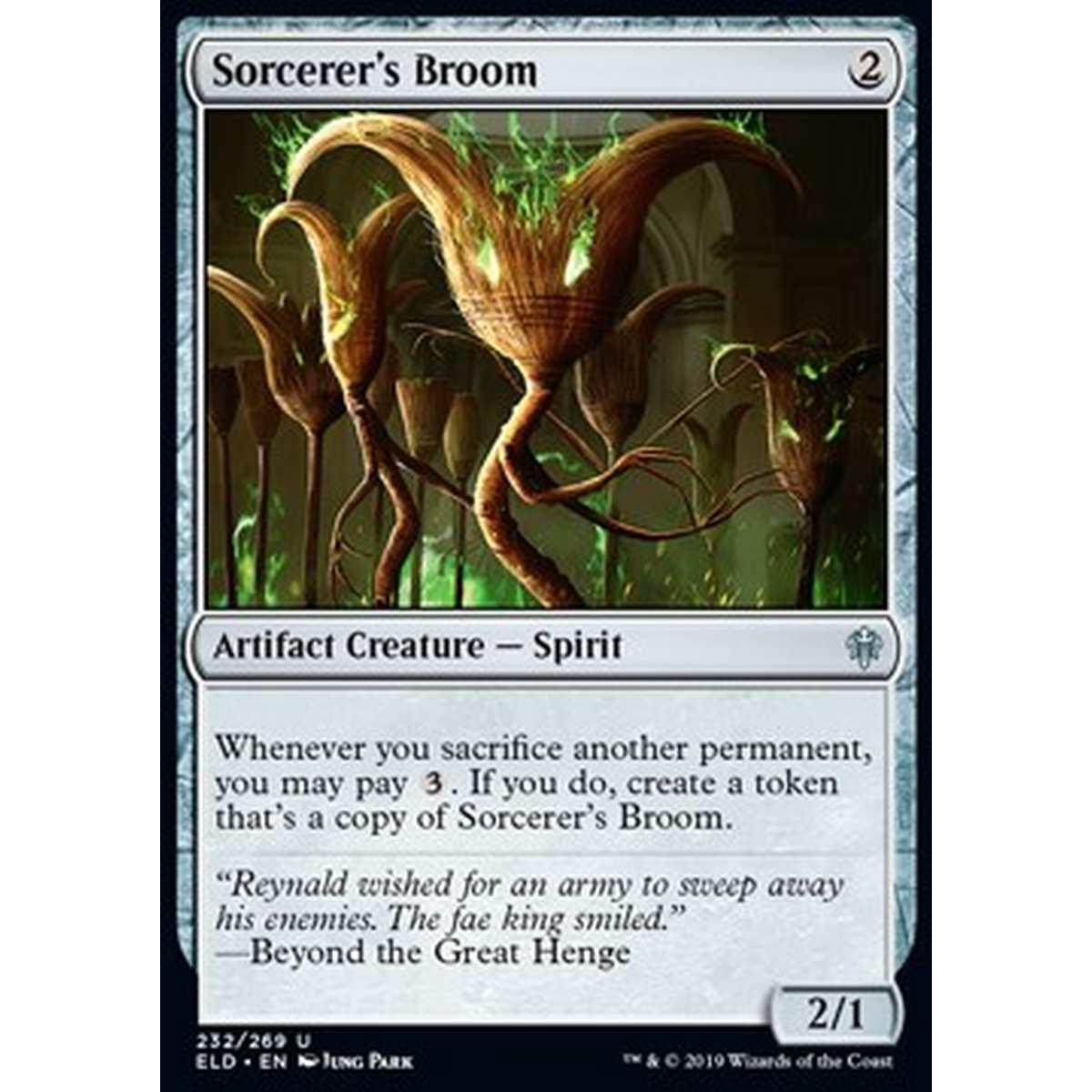 Sorcerer's Broom - Scopa dello Stregone - [ELD] [NM]