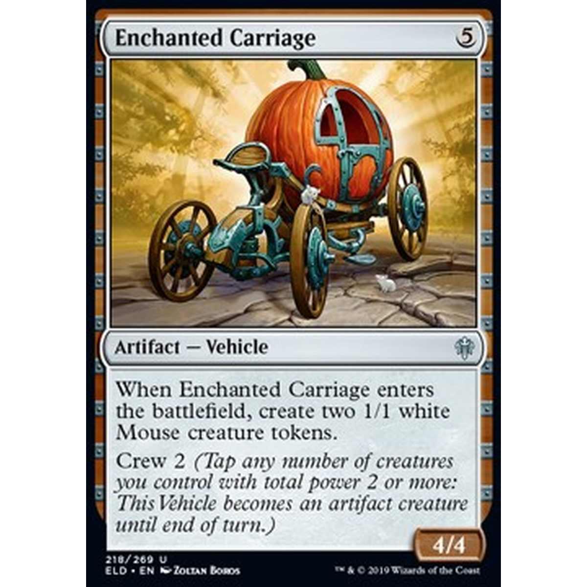 Enchanted Carriage - Carrozza Incantata - [ELD] [NM]