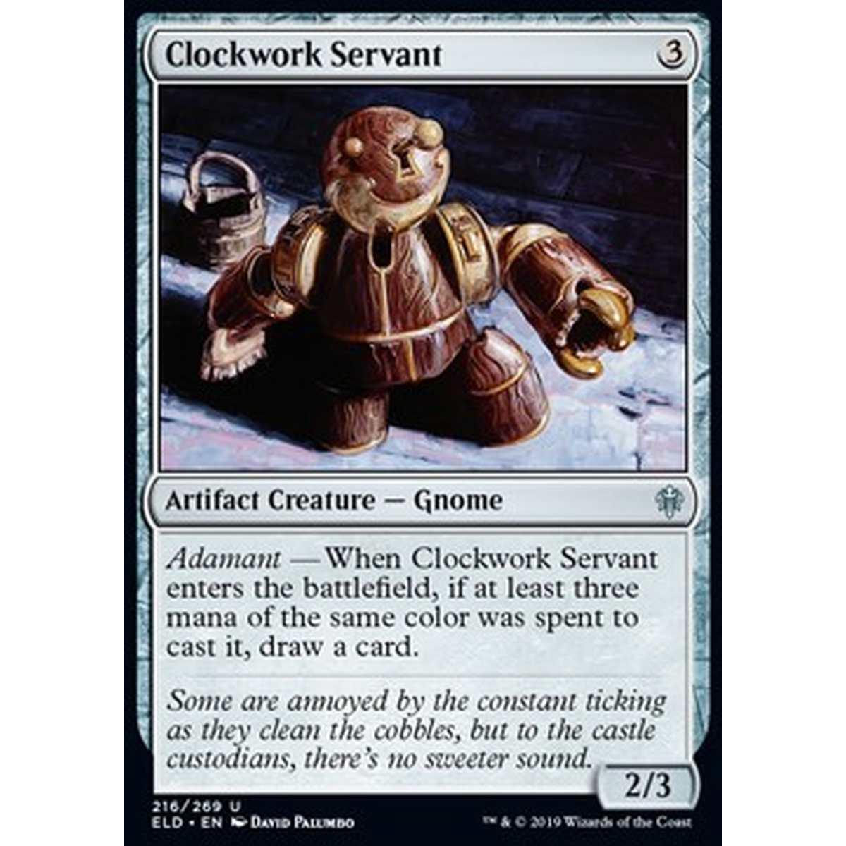 Clockwork Servant - Servitore Meccanico - [ELD] [NM]