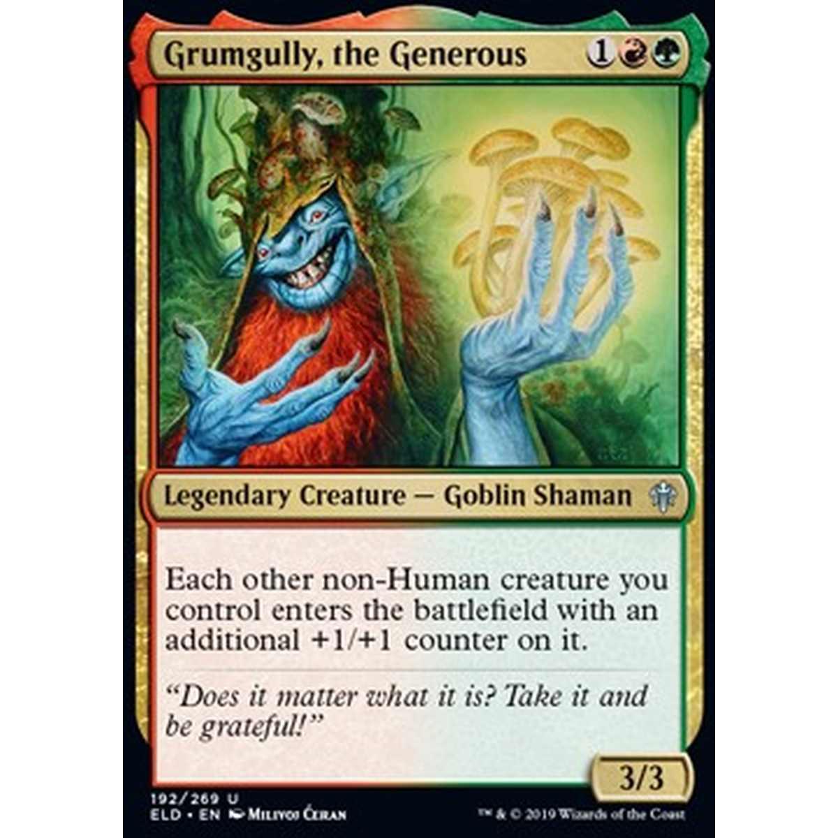Grumgully, the Generous - Grumgully, il Generoso - [ELD] [NM]