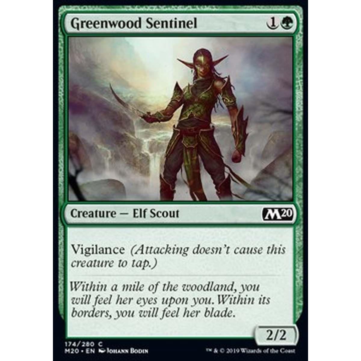 Greenwood Sentinel - Sentinella del Bosco Verdeggiante - [M20] [NM] [Foil]