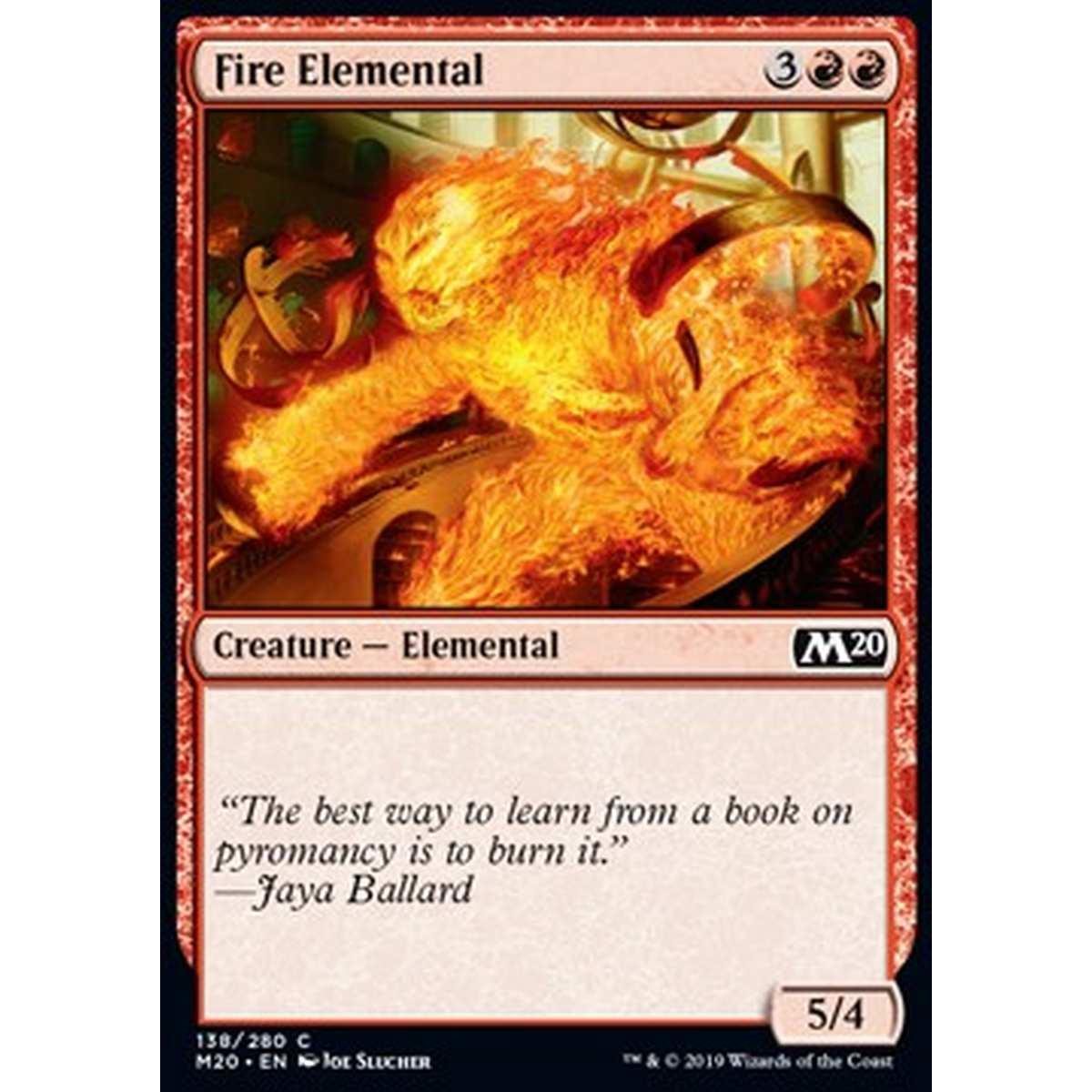 Fire Elemental - Elementale del Fuoco - [M20] [NM] [Foil]