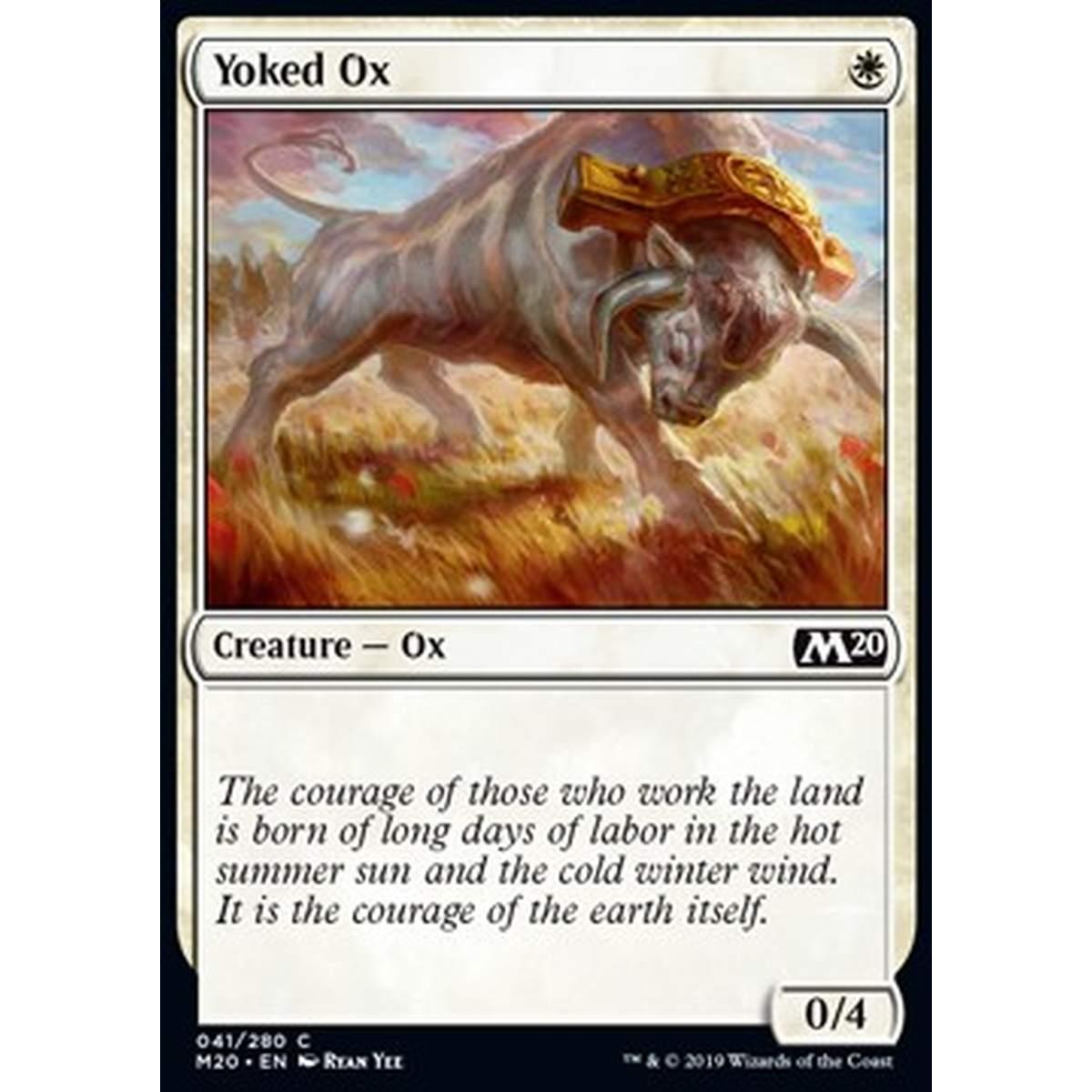 Yoked Ox - Bue col Giogo - [M20] [NM] [Foil]