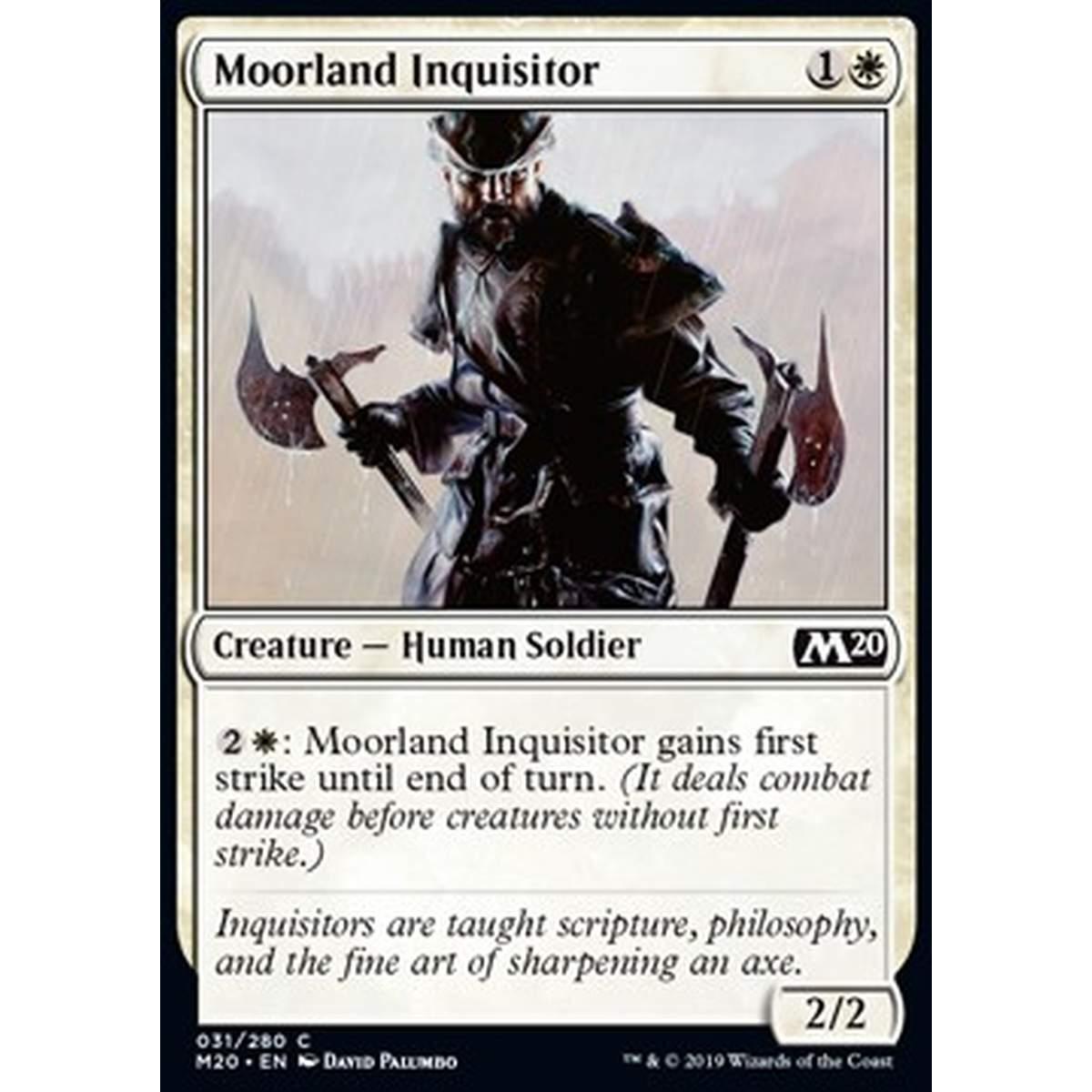 Moorland Inquisitor - Inquisitore della Brughiera - [M20] [NM] [Foil]