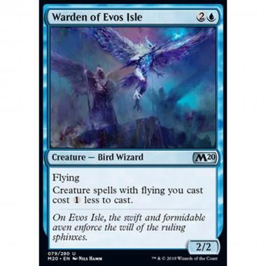 Warden of Evos Isle - Custode dell'Isola Evos - [M20] [NM] [Foil]