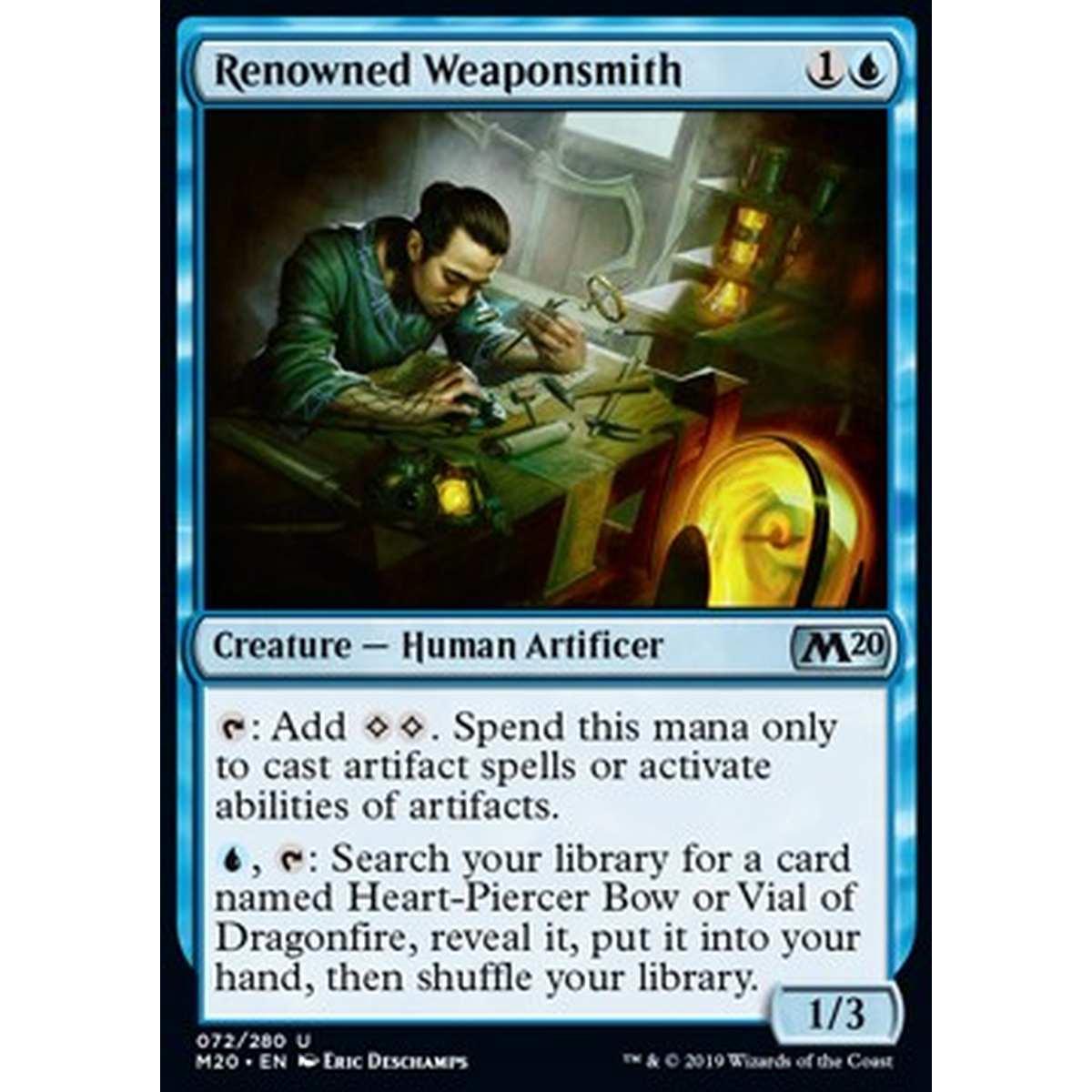 Renowned Weaponsmith - Armaiolo Rinomato - [M20] [NM] [Foil]