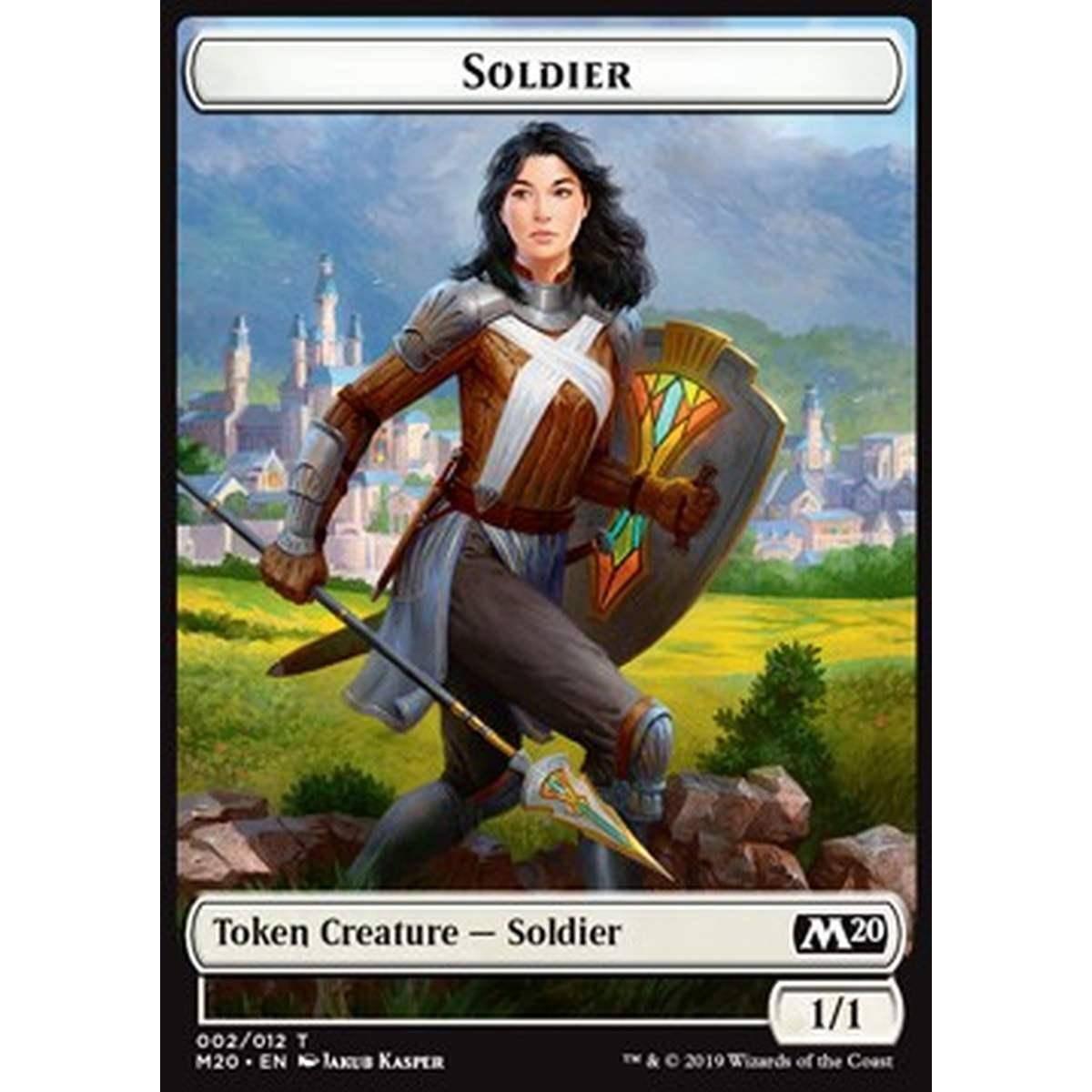 Soldier Token (White 1/1) - Soldier Token (White 1/1) - [M20] [NM]