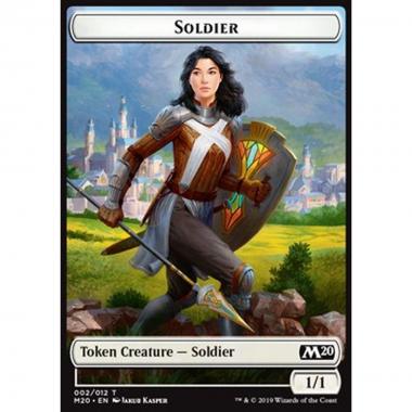 Soldier Token (White 1/1) - Soldier Token (White 1/1) - [M20] [NM]