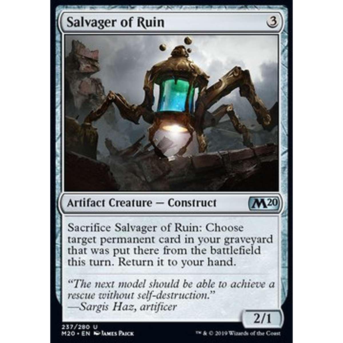 Salvager of Ruin - Recuperatore delle Rovine - [M20] [NM]