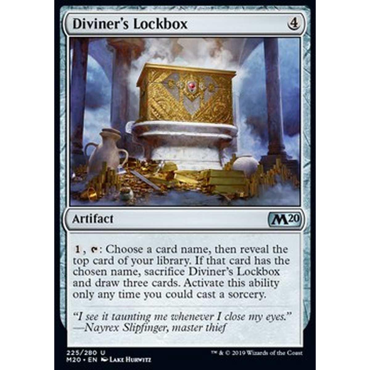 Diviner's Lockbox - Forziere della Divinatrice - [M20] [NM]