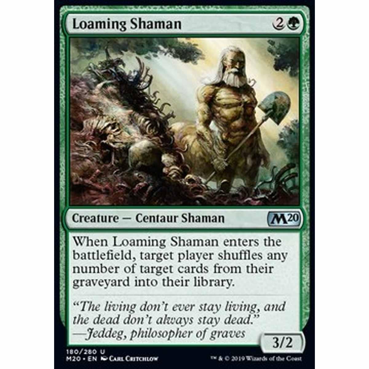 Loaming Shaman - Sciamano Interratore - [M20] [NM]