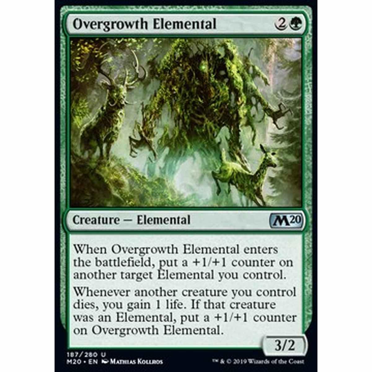Overgrowth Elemental - Elementale Rigoglioso - [M20] [NM]