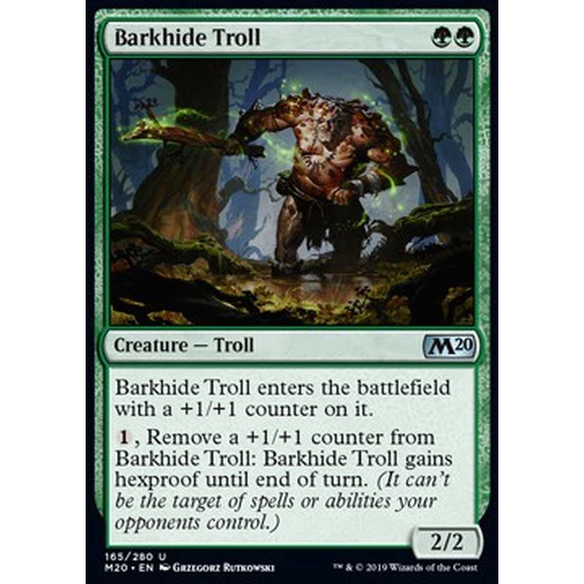 Barkhide Troll - Troll Pellescorza - [M20] [NM]