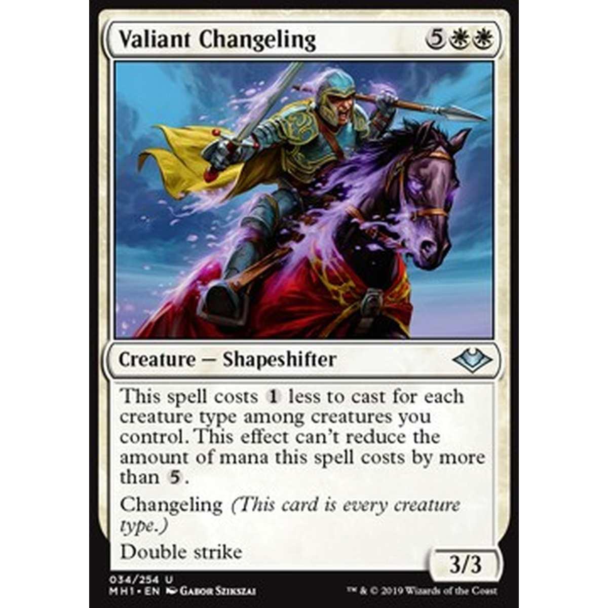 Valiant Changeling - Valiant Changeling - [MH1] [NM]