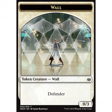 Wall Token (White 0/3) - Wall Token (White 0/3) - [WAR] [NM]