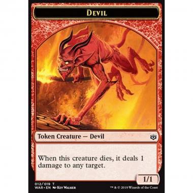 Devil Token (Red 1/1) - Devil Token (Red 1/1) - [WAR] [NM]