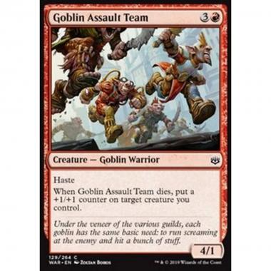 Goblin Assault Team - Squadra d'Assalto dei Goblin - [WAR] [NM] [Foil]