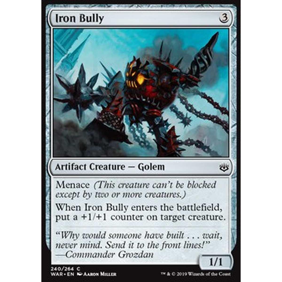 Iron Bully - Bullo di Ferro - [WAR] [NM] [Foil]
