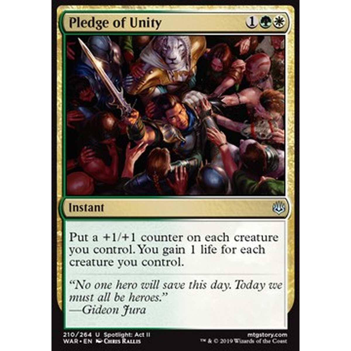 Pledge of Unity - Voto di Unit  - [WAR] [NM]