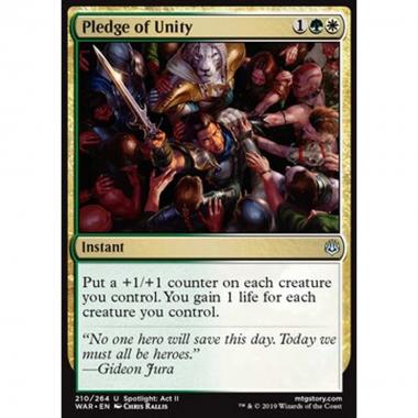 Pledge of Unity - Voto di Unit  - [WAR] [NM]