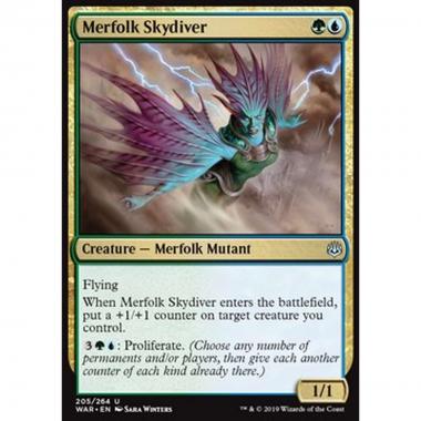 Merfolk Skydiver - Tritona Veleggiante - [WAR] [NM]