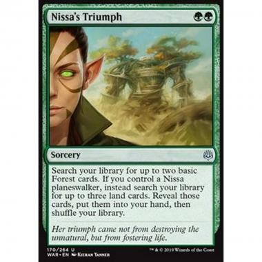 Nissa's Triumph - Trionfo di Nissa - [WAR] [NM]