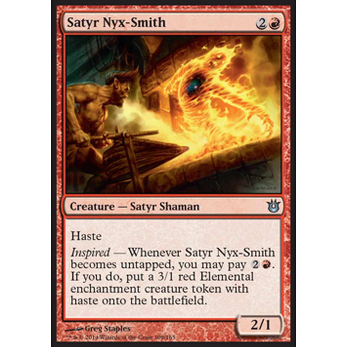 Satyr Nyx-Smith - Satiro Forgiatore di Nyx - [BNG] [NM] [Foil]