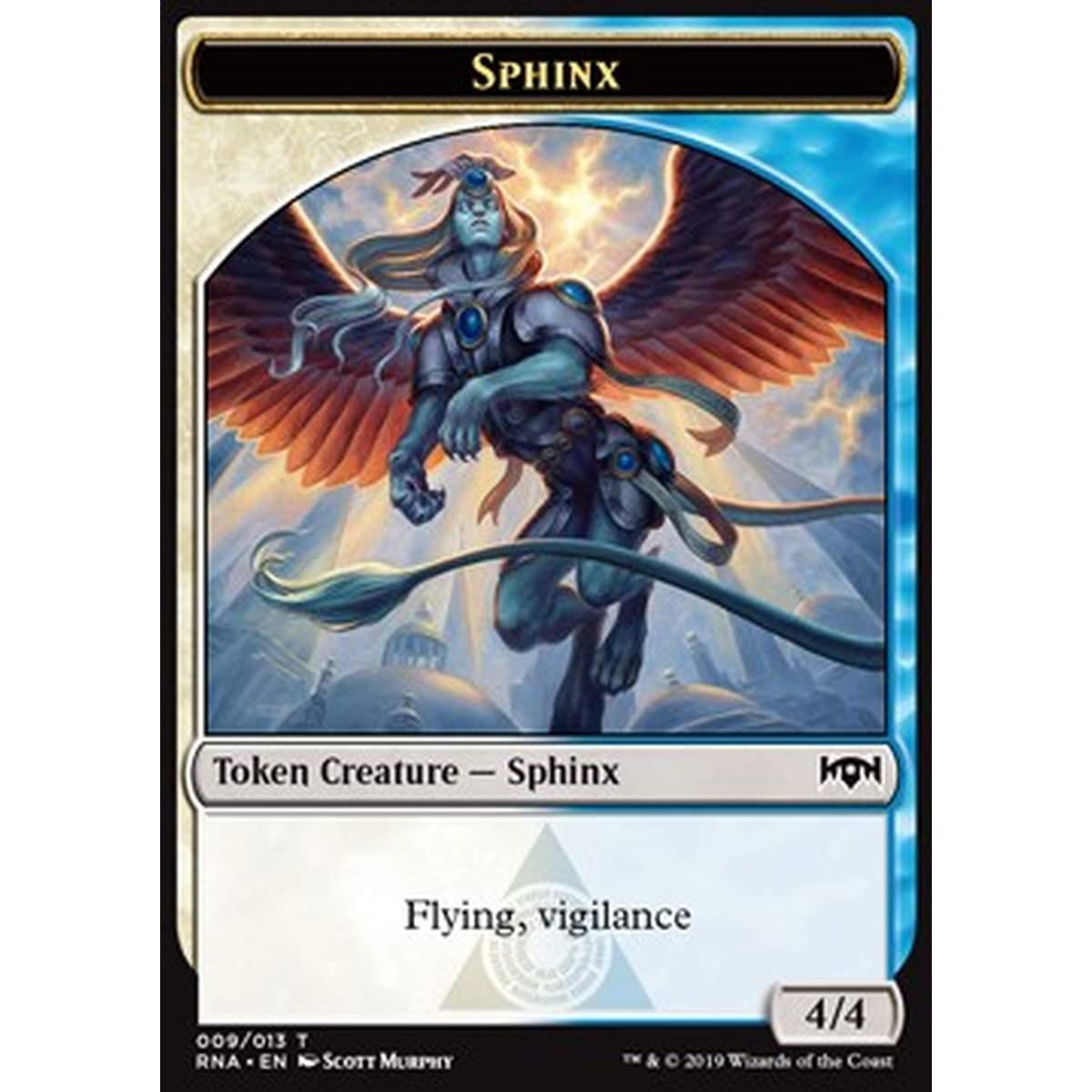 Sphinx Token (White and Blue 4/4) - Sphinx Token (White and Blue 4/4) - [RNA] [NM]