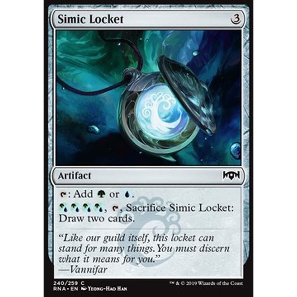 Simic Locket - Medaglione Simic - [RNA] [NM] [Foil]