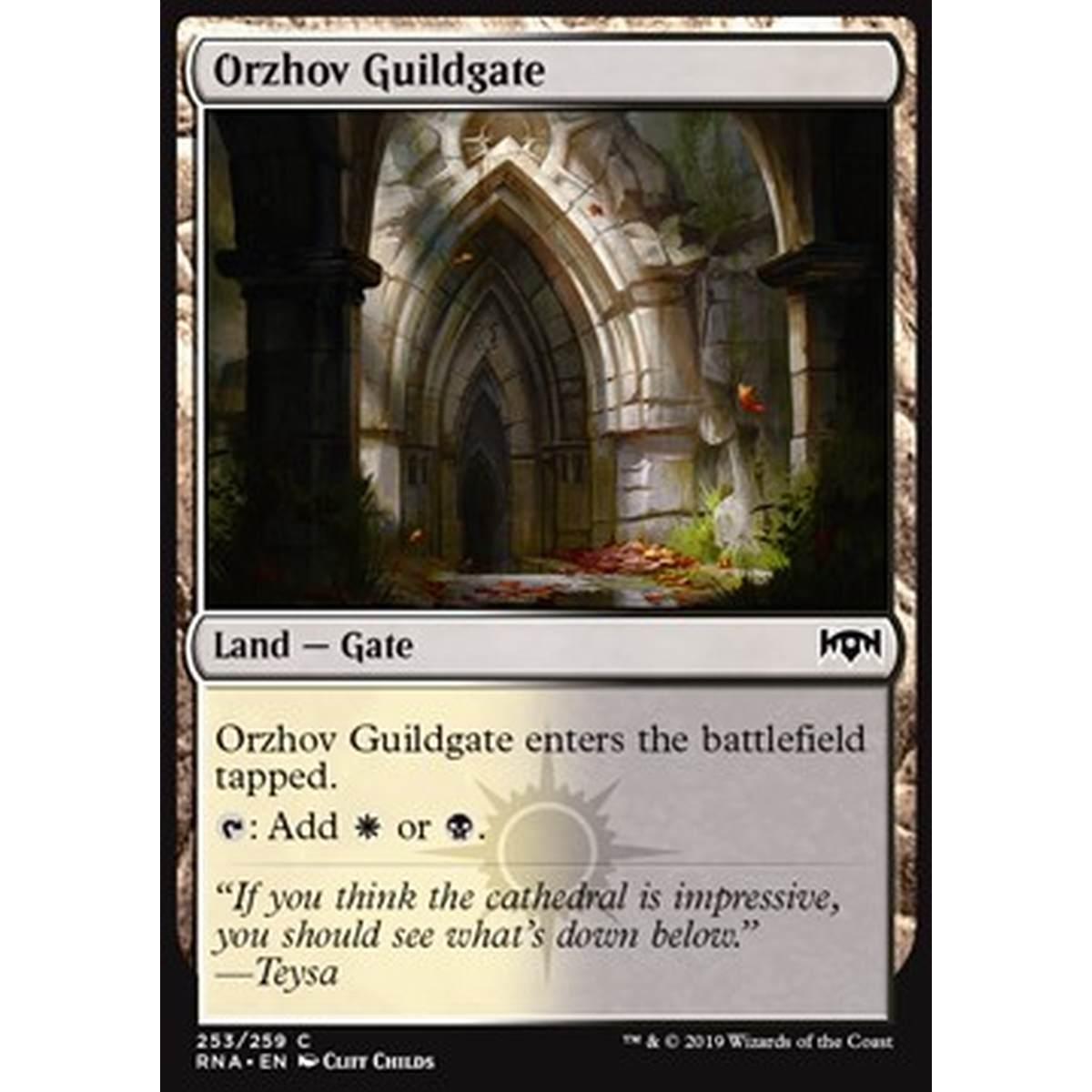 Orzhov Guildgate (V.2) - Cancello della Gilda Orzhov (V.2) - [RNA] [NM] [Foil]